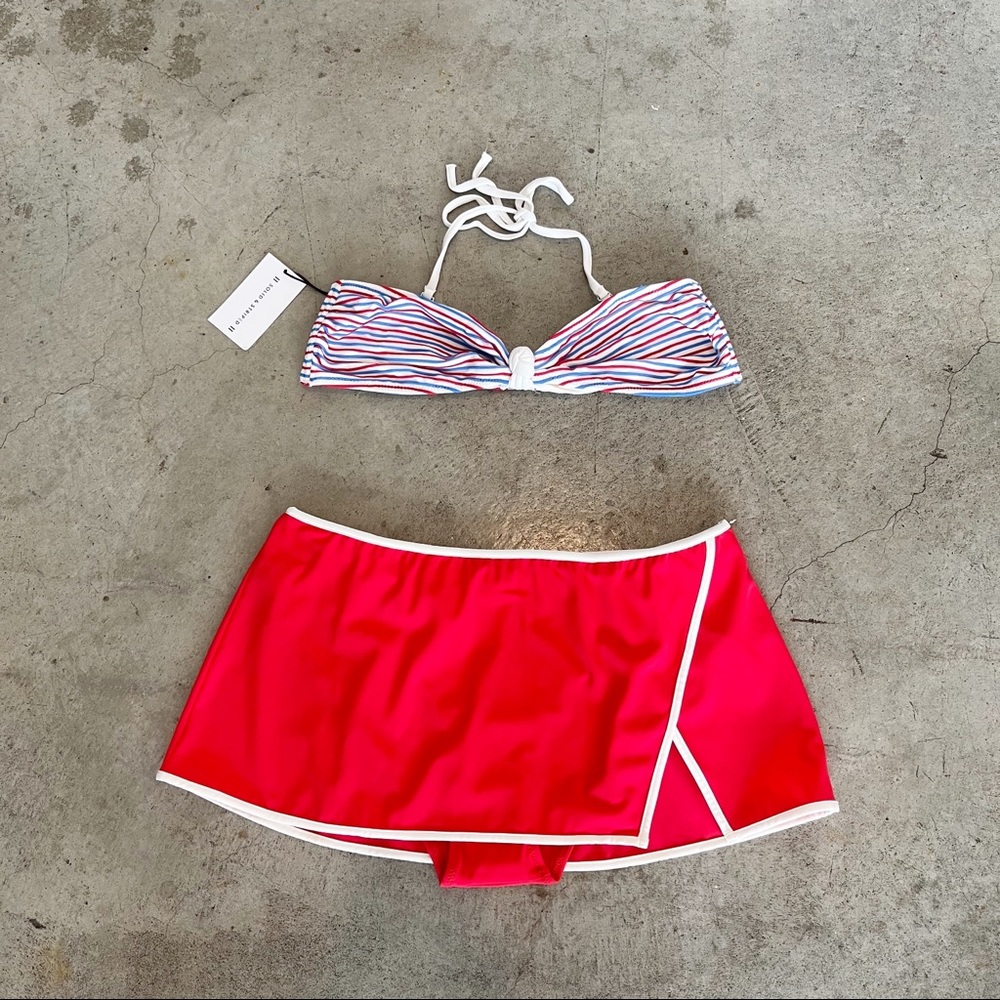 SOLID & STRIPED NWT Whitney and Mazie Bikini Set